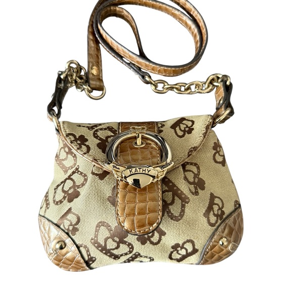 Kathy Van Zealand Tan and Brown Women's Bag - Picture 1 of 6